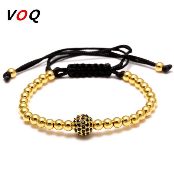 sell brand fashion men/women plated gold bracelet 4mm round bead pave 6mm black cz beads braided charm bracelets jewelry, Golden;silver
sell brand fashion men/women plated gold bracelet 4mm round bead pave 6mm black cz beads braided charm bracelets jewelry, Golden;silver