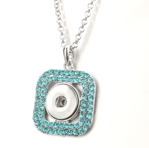 new style noosa chunks snap button jewelry crystal square 18mm snap button necklace with stainless steel chain, Silver
new style noosa chunks snap button jewelry crystal square 18mm snap button necklace with stainless steel chain, Silver