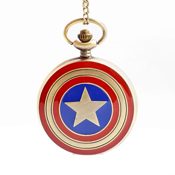 retro pocket watch cartoon cool captain quartz watch men women flip necklace pendant clock chain, Slivery;golden
retro pocket watch cartoon cool captain quartz watch men women flip necklace pendant clock chain, Slivery;golden