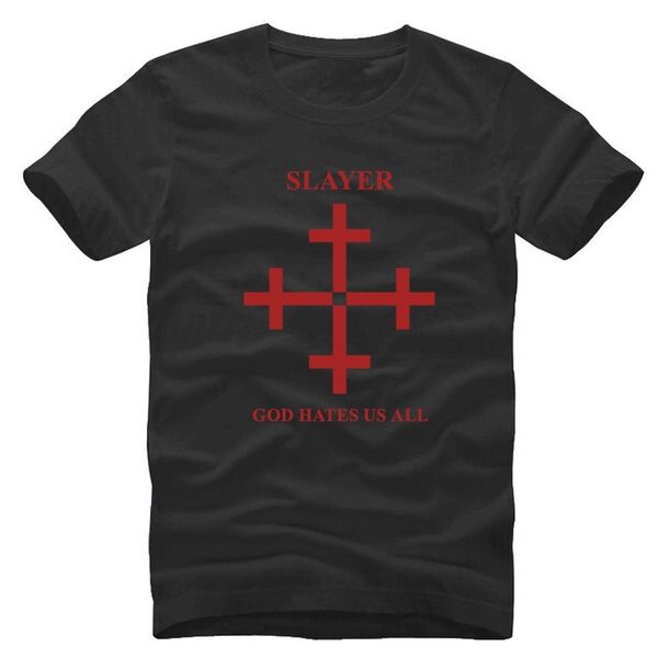 speed metal slayer christian god hate us all printed t-shirt summer clothing cotton short sleeve t shirt clothing tees art, White
speed metal slayer christian god hate us all printed t-shirt summer clothing cotton short sleeve t shirt clothing tees art, White
