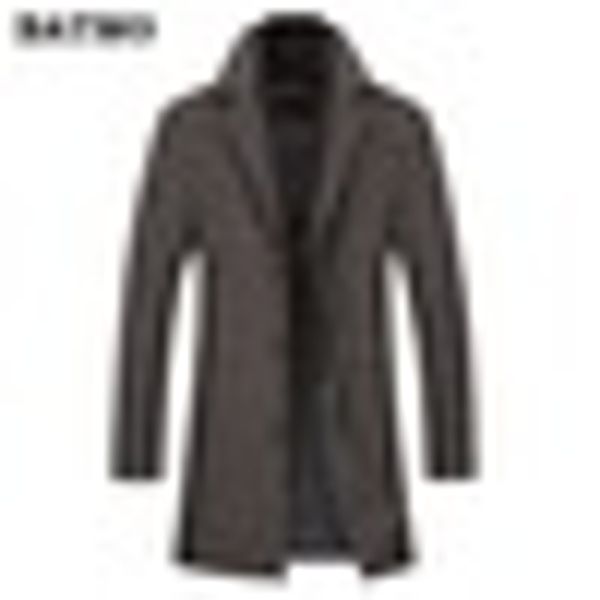 batmo 2018 new arrival winter wool thicked warm gray trench coat men,men's warm jackets men,1898, Black
batmo 2018 new arrival winter wool thicked warm gray trench coat men,men's warm jackets men,1898, Black