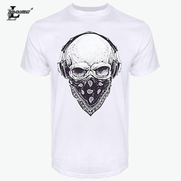 lei-sagly 2018 mens t shirts fashion skull with headphones design short sleeve casual hipster vintage printed cool t-shirts, White;black
lei-sagly 2018 mens t shirts fashion skull with headphones design short sleeve casual hipster vintage printed cool t-shirts, White;black