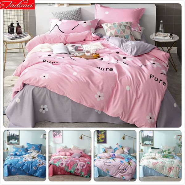 pink grey duvet cover 3/4 pcs bedding sets kids child soft cotton bed linens big size double king single bedspreads
pink grey duvet cover 3/4 pcs bedding sets kids child soft cotton bed linens big size double king single bedspreads