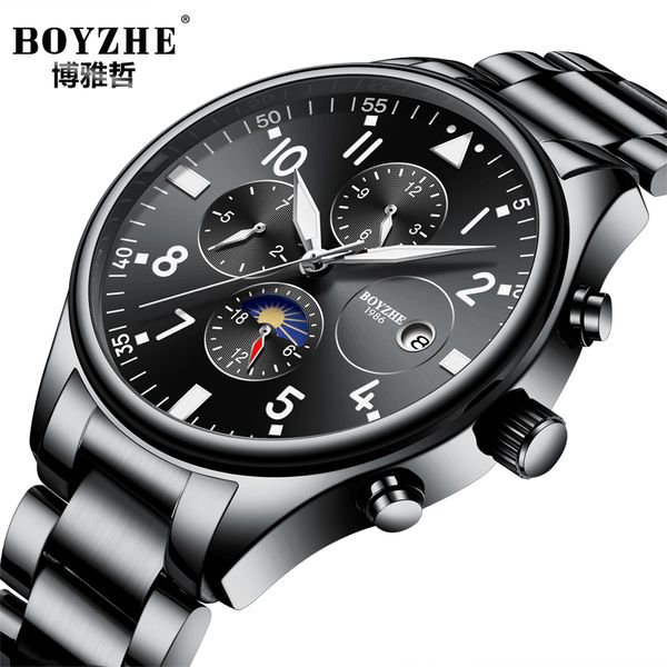 boyzhen luminous moon phase watch men stainless steel waterproof automatic mechanical watches male calendar montre homme 2018, Slivery;brown
boyzhen luminous moon phase watch men stainless steel waterproof automatic mechanical watches male calendar montre homme 2018, Slivery;brown