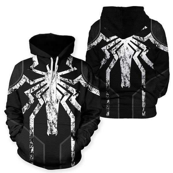 3d hoodies sweatshirt casual tracksuit sweatshirts spiderman coats novelty streetwear hoody autumn pullover man woman hoodie, Black
3d hoodies sweatshirt casual tracksuit sweatshirts spiderman coats novelty streetwear hoody autumn pullover man woman hoodie, Black