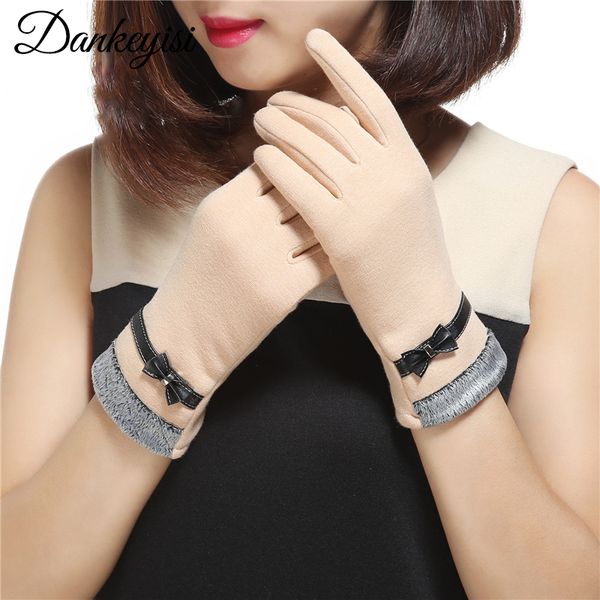 dankeyisi new fashion women gloves touch screen autumn winter cute bowknot warm full finger mittens women female gloves driving, Blue;gray
dankeyisi new fashion women gloves touch screen autumn winter cute bowknot warm full finger mittens women female gloves driving, Blue;gray