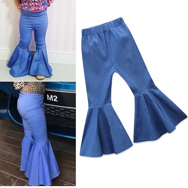 family matching clothes mommy and me pure color elastic waist flared trousers pants baby girl clothes parent parent child outfit, Blue
family matching clothes mommy and me pure color elastic waist flared trousers pants baby girl clothes parent parent child outfit, Blue