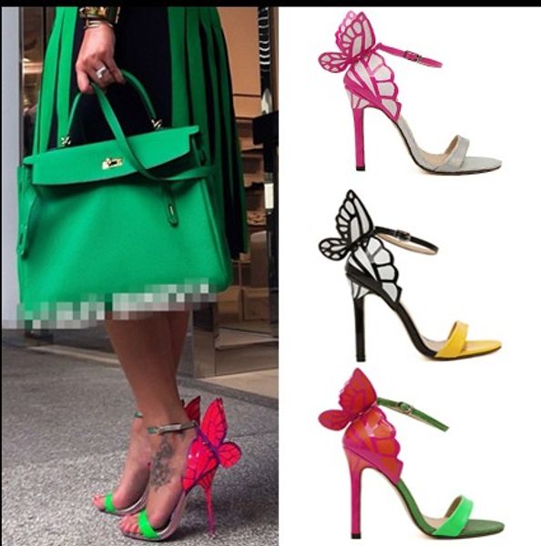 women sandals summer 3d butterfly pu leather high heels sandal nude open toe heels sandals women party dress shoes, Black
women sandals summer 3d butterfly pu leather high heels sandal nude open toe heels sandals women party dress shoes, Black