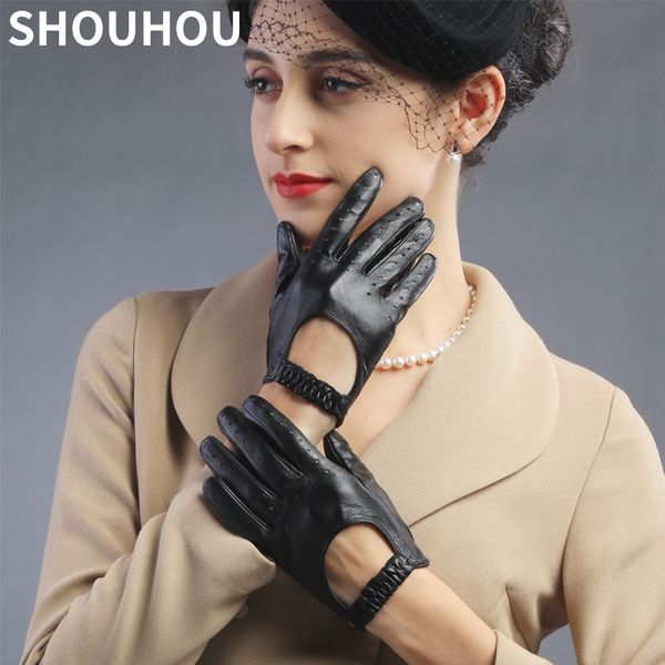 shouhou 2017 women leather gloves genuine leather gloves mittens spring autumn women driving fashion touch screen, Blue;gray
shouhou 2017 women leather gloves genuine leather gloves mittens spring autumn women driving fashion touch screen, Blue;gray