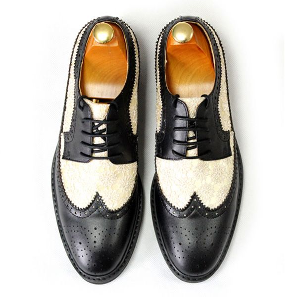 handmade carved brogue dress shoes cow leather male formal business shoe male oxfords, Black
handmade carved brogue dress shoes cow leather male formal business shoe male oxfords, Black