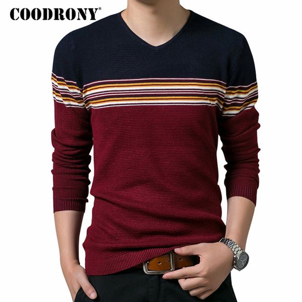 coodrony mens sweaters 2018 autumn winter thick warm sweater men casual v-neck pull homme knitwear cotton wool pullover men 8169, White;black
coodrony mens sweaters 2018 autumn winter thick warm sweater men casual v-neck pull homme knitwear cotton wool pullover men 8169, White;black