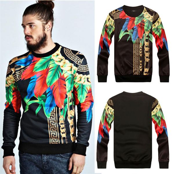 3d mall spring sweatshirts paris colorful feathers leaves golden chains medusa cool men's slim pattern sweatshirt hoodies m-2xl, Black
3d mall spring sweatshirts paris colorful feathers leaves golden chains medusa cool men's slim pattern sweatshirt hoodies m-2xl, Black