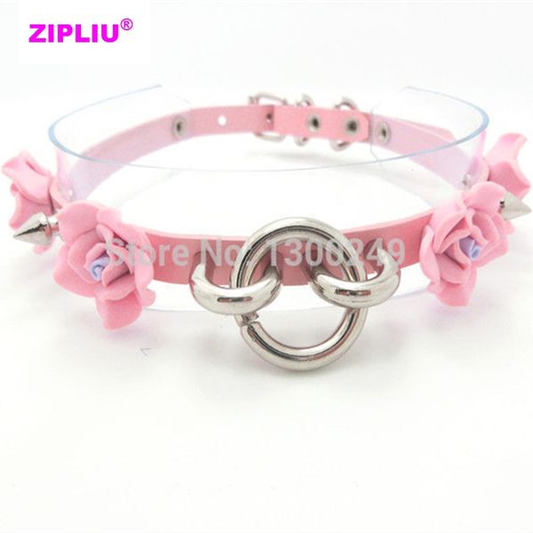 fashion handmade clear rivets o-round collar punk rock goth flower choker necklace ing, Silver
fashion handmade clear rivets o-round collar punk rock goth flower choker necklace ing, Silver