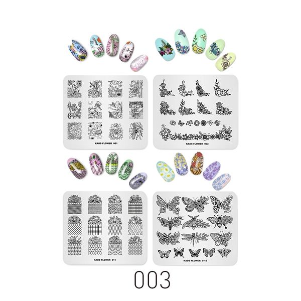 arieslibra 4pcs/set nail stamping plates set lace flower animal paern nail art stamp stamping template image plate stencil, White
arieslibra 4pcs/set nail stamping plates set lace flower animal paern nail art stamp stamping template image plate stencil, White