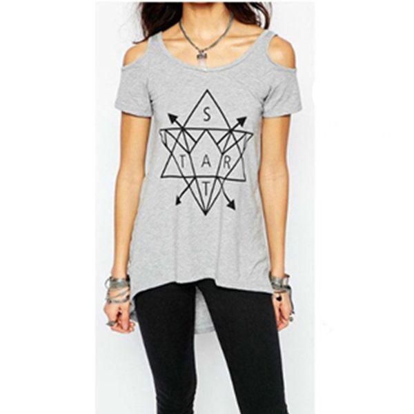 bofute new summer geometric print jacket strapless long short-sleeved t-shirt female b5020, White
bofute new summer geometric print jacket strapless long short-sleeved t-shirt female b5020, White