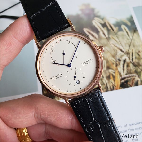nomos watches leather strap fashion watches for men german minimalism glashütte nomos 38mm quartz watches, Slivery;brown
nomos watches leather strap fashion watches for men german minimalism glashütte nomos 38mm quartz watches, Slivery;brown