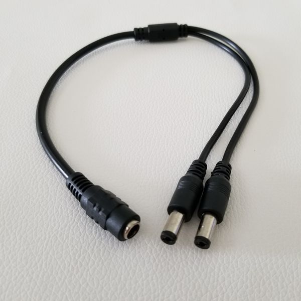 5.5mm x 2.1mm dc 1 female to 2 male 2-way splitter power cable cord copper wire for cctv camera system
5.5mm x 2.1mm dc 1 female to 2 male 2-way splitter power cable cord copper wire for cctv camera system