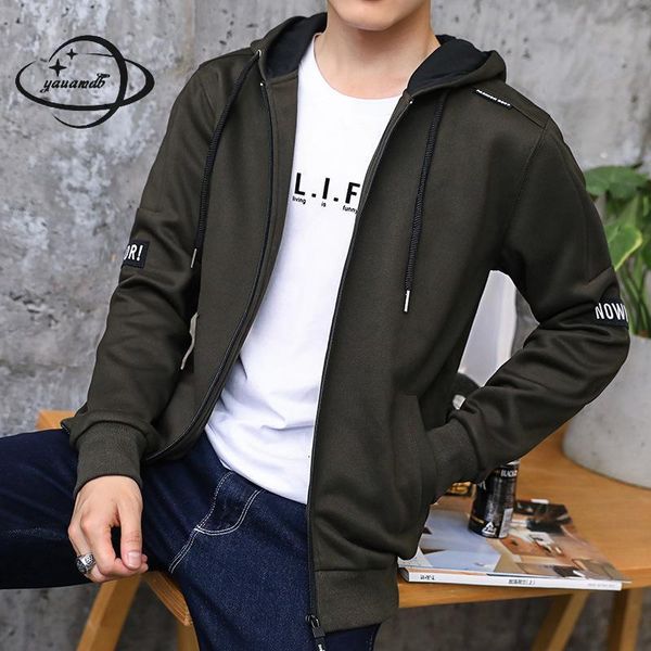 yauamdb men jackets spring autumn m-4xl male hooded coats clothing solid color zipper pockets fashion man outerwear clothes ly51, Black;brown
yauamdb men jackets spring autumn m-4xl male hooded coats clothing solid color zipper pockets fashion man outerwear clothes ly51, Black;brown