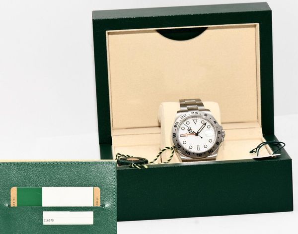 Luxury Stainless White Index Dial 216570 GMT Automatic Machinery Movement Mens Watch Steel Men's Sports Wrist Watches Original Box/Papers
Luxury Stainless White Index Dial 216570 GMT Automatic Machinery Movement Mens Watch Steel Men's Sports Wrist Watches Original Box/Papers