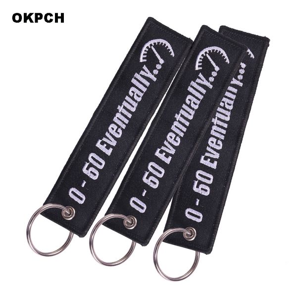 fashionable key ring 0-60 evenrually motorcycle keychain key chain embroidery black label, Silver
fashionable key ring 0-60 evenrually motorcycle keychain key chain embroidery black label, Silver