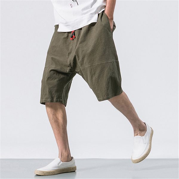 5xl mens shorts breathable cotton linen solid knee length baggy loose elastic waist drawstring casual loose summer male clothes, White;black
5xl mens shorts breathable cotton linen solid knee length baggy loose elastic waist drawstring casual loose summer male clothes, White;black