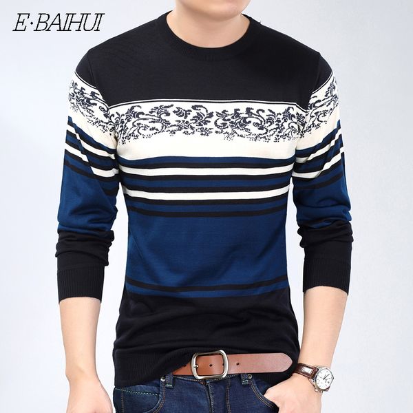 e-baihui new o-neck pullover men brand clothing 2018 autumn winter cashmere wool print sweater men casual striped pull w222, White;black
e-baihui new o-neck pullover men brand clothing 2018 autumn winter cashmere wool print sweater men casual striped pull w222, White;black