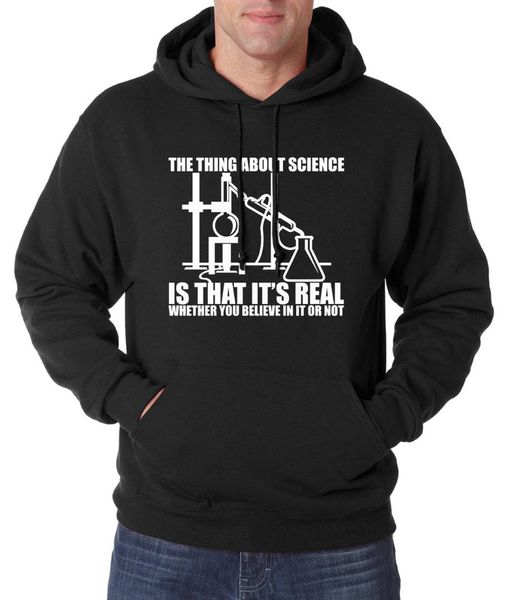 science hoodies this is science, real believe or not 2018 spring winter warm fleece sweatshirt men brand-clothing, Black
science hoodies this is science, real believe or not 2018 spring winter warm fleece sweatshirt men brand-clothing, Black