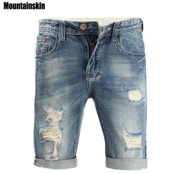 mountainskin summer new men's hole jeans pop streetwear male jeans mid slim men's denim shorts solid fashion jeans,sa165, Blue
mountainskin summer new men's hole jeans pop streetwear male jeans mid slim men's denim shorts solid fashion jeans,sa165, Blue