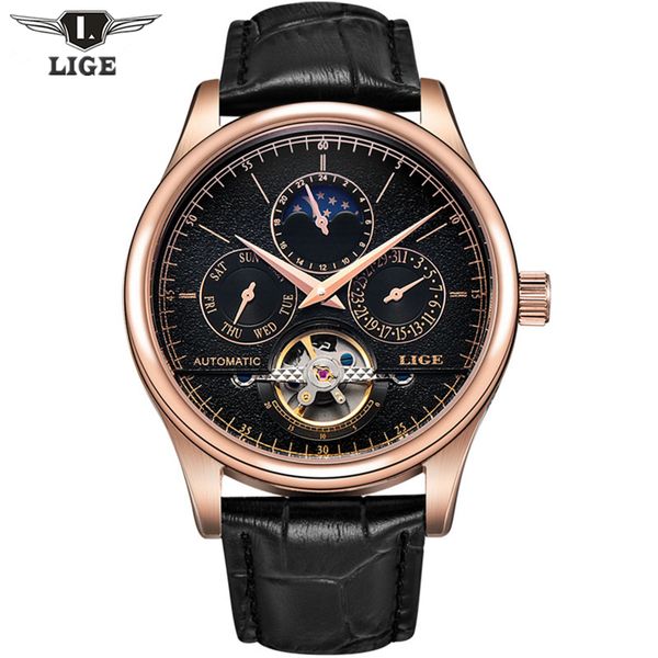 2017 casual men watches luxury brand lige sport watch leather gold clock men automatic wristwatch with moon phase, Slivery;brown
2017 casual men watches luxury brand lige sport watch leather gold clock men automatic wristwatch with moon phase, Slivery;brown