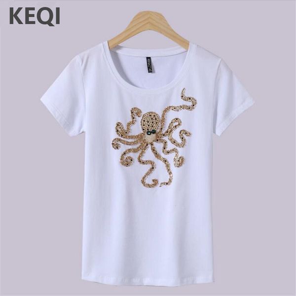 wholesale-keqi women's brand cotton women's printing t-shirt new coming ocs t shirt clothing casual t-shirts 1725, White
wholesale-keqi women's brand cotton women's printing t-shirt new coming ocs t shirt clothing casual t-shirts 1725, White