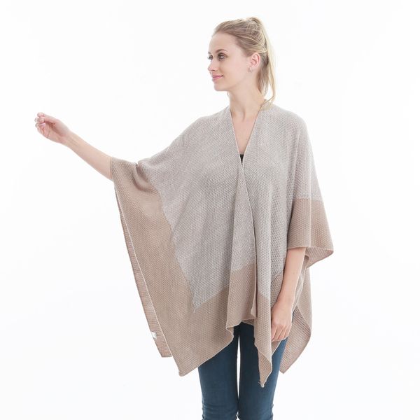 new design women's plaid acrylic cape batwing sleeve knit poncho sweater female patchwork scarf coat furcal scarf, Blue;gray
new design women's plaid acrylic cape batwing sleeve knit poncho sweater female patchwork scarf coat furcal scarf, Blue;gray
