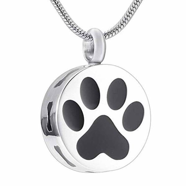 fashion jewelry round paw print pet cremation jewelry pendant memorial urn necklace keepsake stainless steel pendant, Silver
fashion jewelry round paw print pet cremation jewelry pendant memorial urn necklace keepsake stainless steel pendant, Silver