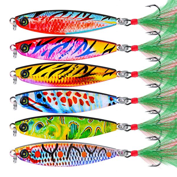 new lead aolly colorful painted fish laser fishing lure 7g 10g 15g 20g 30g deep sinking metal vib bait hook with feather
new lead aolly colorful painted fish laser fishing lure 7g 10g 15g 20g 30g deep sinking metal vib bait hook with feather