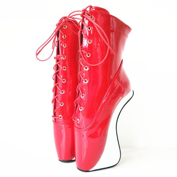 18cm heel height round toe hoof heel platform party ankle boots us size 5.5-14.5 no.mt1818, Black
18cm heel height round toe hoof heel platform party ankle boots us size 5.5-14.5 no.mt1818, Black