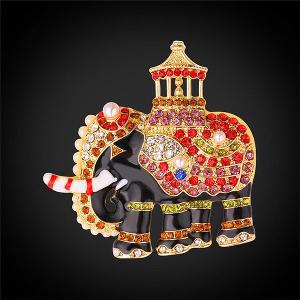 U7 Women's Brooch/Pin Thailand Elephant Design Luxury Austrian Rhinestone Animal Brooch For Collar Coat Decoration Accessory B2712
U7 Women's Brooch/Pin Thailand Elephant Design Luxury Austrian Rhinestone Animal Brooch For Collar Coat Decoration Accessory B2712