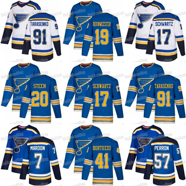 2019 St. Louis Blues Patrick Maroon David Perron Jaden Schwartz Alexander Steen Vladimir Tarasenko Robert Bortuzzo Jay Bouwmeester Jerseys
2019 St. Louis Blues Patrick Maroon David Perron Jaden Schwartz Alexander Steen Vladimir Tarasenko Robert Bortuzzo Jay Bouwmeester Jerseys