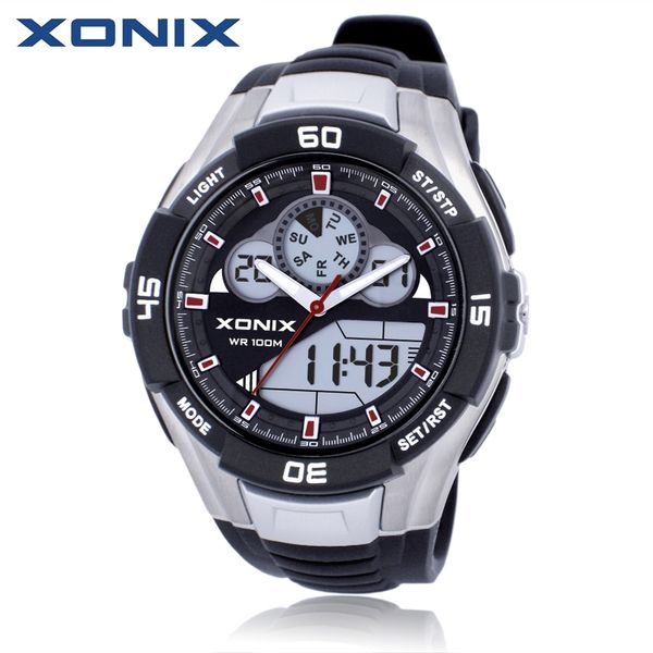 xonix men sports watches waterproof 100m analog-digital watch running swimming diving wristwatch montre homme relojes hombre, Slivery;brown
xonix men sports watches waterproof 100m analog-digital watch running swimming diving wristwatch montre homme relojes hombre, Slivery;brown