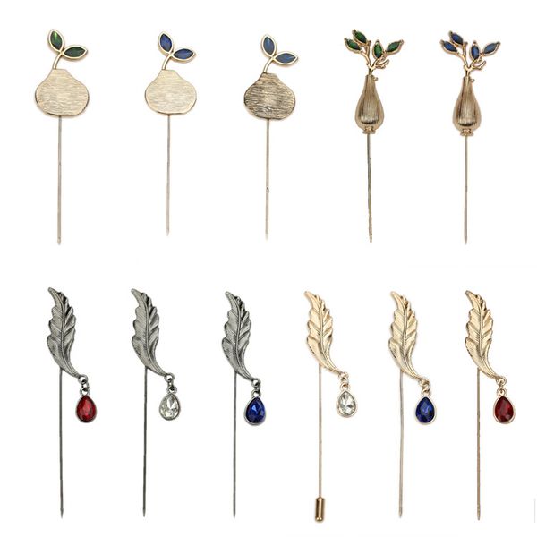 alloy leaf accessories casual fashion blazer men vase leaves pins small vintage brooches broche for female man wholesale drop shipping, Gray
alloy leaf accessories casual fashion blazer men vase leaves pins small vintage brooches broche for female man wholesale drop shipping, Gray