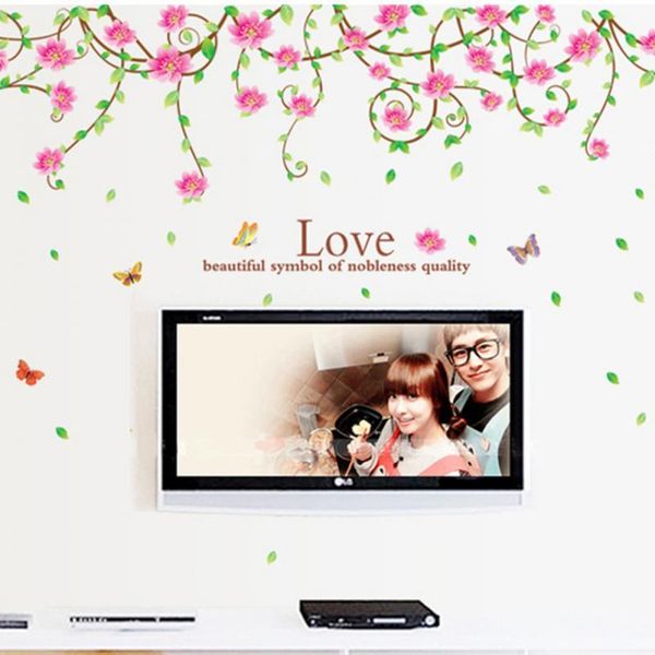 romantic flower vine wall sticker home decor vinyl art home room decor large wall decals
romantic flower vine wall sticker home decor vinyl art home room decor large wall decals