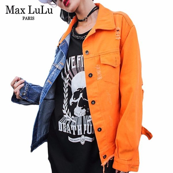 max fashion korean designer girls punk streetwear patchwork womens denim jacket embroidery clothes female jeans coat autumn, Black;brown
max fashion korean designer girls punk streetwear patchwork womens denim jacket embroidery clothes female jeans coat autumn, Black;brown