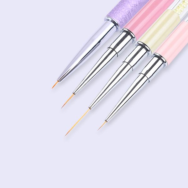 4pcs uv gel brush set liner brush pen colorful bead rhinestone handle with cap manicure nail art kit for uv nail tool, Yellow
4pcs uv gel brush set liner brush pen colorful bead rhinestone handle with cap manicure nail art kit for uv nail tool, Yellow