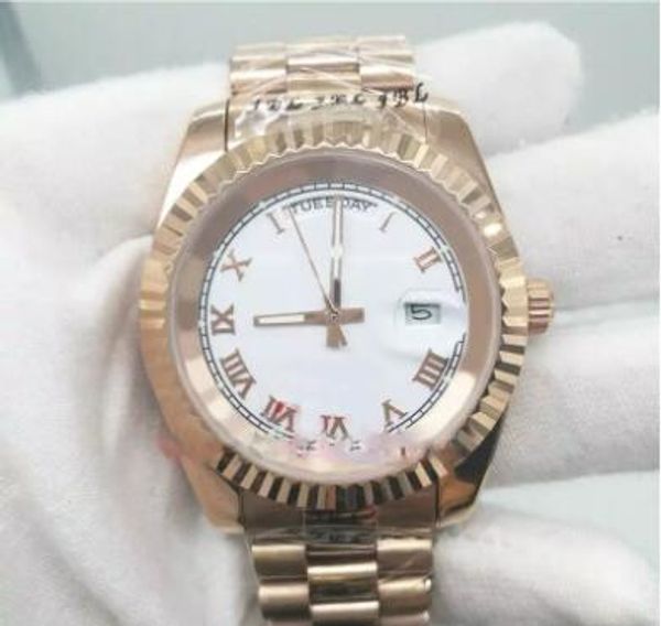 2019 mens luxury watch date automatic wristwatch 39mm size white dial sapphire glass stainless steel bracelet watches 2665, Slivery;brown
2019 mens luxury watch date automatic wristwatch 39mm size white dial sapphire glass stainless steel bracelet watches 2665, Slivery;brown
