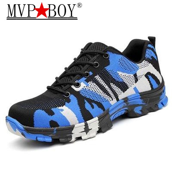 mvp boy men safety work boots camouflage spring breathable mesh steel toe casual shoes men's labor insurance puncture proof shoe, Black
mvp boy men safety work boots camouflage spring breathable mesh steel toe casual shoes men's labor insurance puncture proof shoe, Black