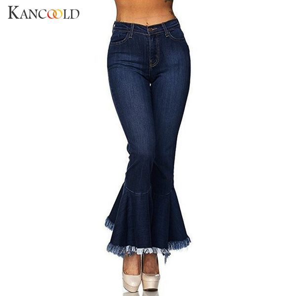 kancoold jeans women hight waisted skinny hole denim jeans stretch slim pants bell-bottoms fashion woman 2018oct24, Blue
kancoold jeans women hight waisted skinny hole denim jeans stretch slim pants bell-bottoms fashion woman 2018oct24, Blue