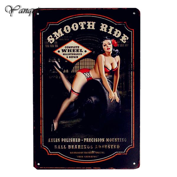 smooth ride girl metal poster wall decor art painting antique garage bar pub party home car plaque 20x30cm tin signs yqz073
smooth ride girl metal poster wall decor art painting antique garage bar pub party home car plaque 20x30cm tin signs yqz073