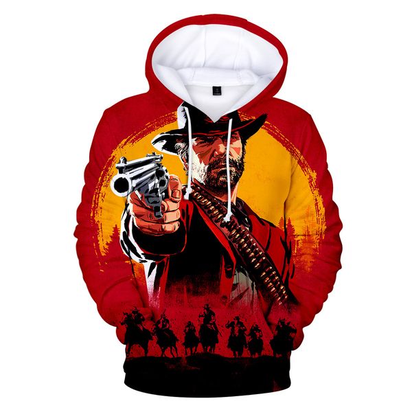 full printing game red dead redemption 2 john marston hoodie women men casual sweatshirt pullover front pocket costume, Black
full printing game red dead redemption 2 john marston hoodie women men casual sweatshirt pullover front pocket costume, Black