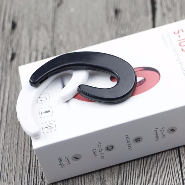 2018 new arrival s-103 bluetooth earphones wireless earphone with mic portable mini ear-hook headphones no earplug bluetooth headphones 
2018 new arrival s-103 bluetooth earphones wireless earphone with mic portable mini ear-hook headphones no earplug bluetooth headphones