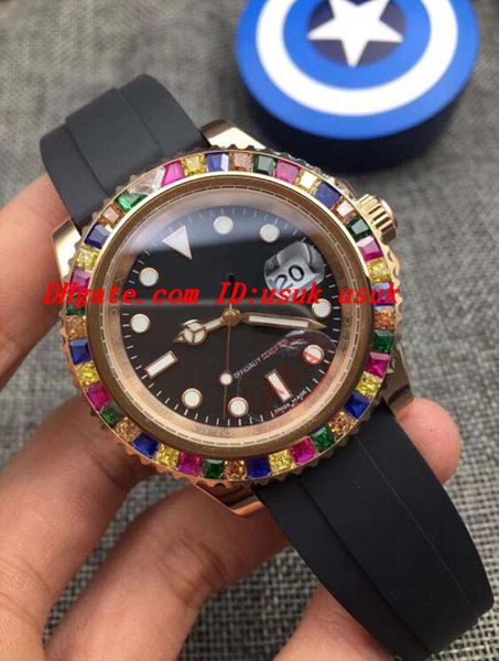 luxury watches rose gold rainbow diamond 116695sats new rubber bracelet black dial automatic fashion brand mens watch wristwatch, Slivery;brown
luxury watches rose gold rainbow diamond 116695sats new rubber bracelet black dial automatic fashion brand mens watch wristwatch, Slivery;brown