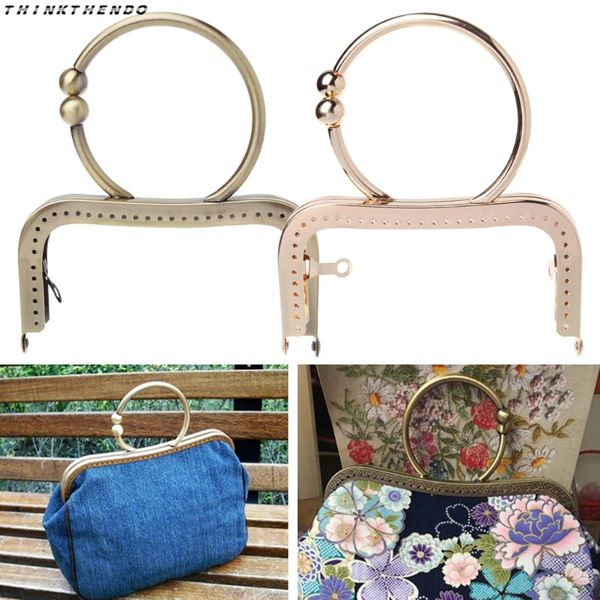 thinkthendo 1 pc vintage metal purse bag frame kiss clasp lock with handle 12.5cm new accessories high quality, Black
thinkthendo 1 pc vintage metal purse bag frame kiss clasp lock with handle 12.5cm new accessories high quality, Black