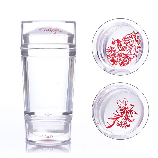 double-headed transparent silicone nail mold with scraper stamping nail tool set seal board tool, White
double-headed transparent silicone nail mold with scraper stamping nail tool set seal board tool, White